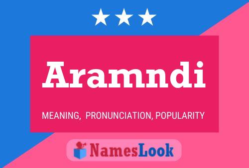 Aramndi Name Poster