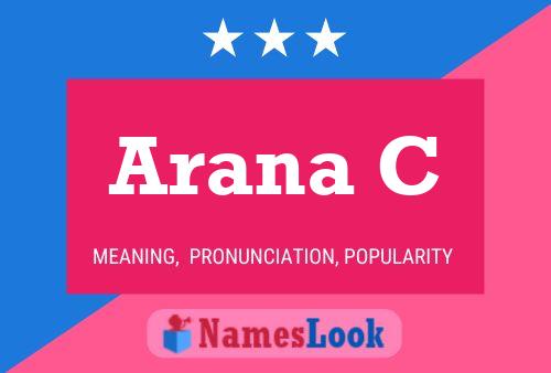 Arana C Name Poster