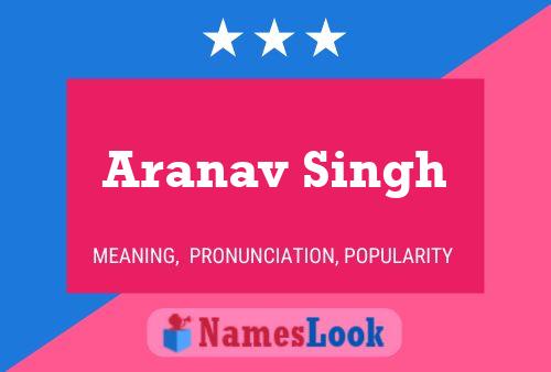 Aranav Singh Name Poster