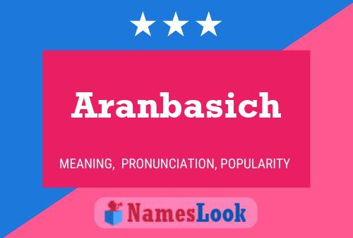 Aranbasich Name Poster