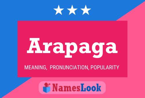 Arapaga Name Poster