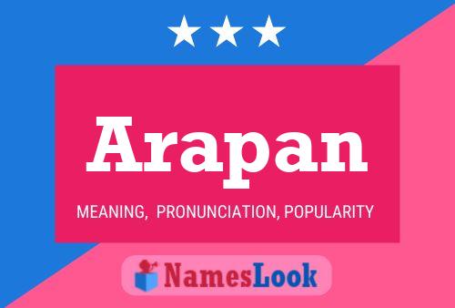 Arapan Name Poster