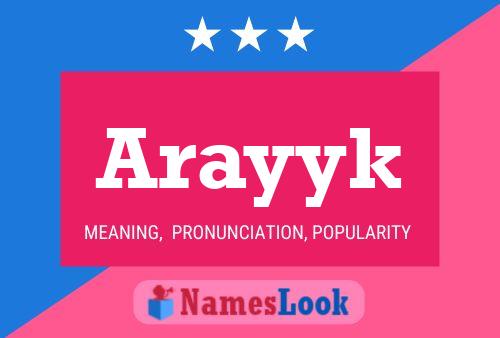 Arayyk Name Poster