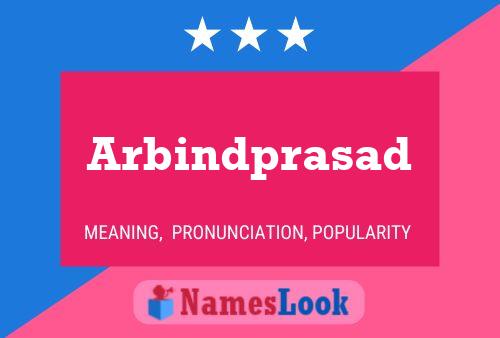 Arbindprasad Name Poster