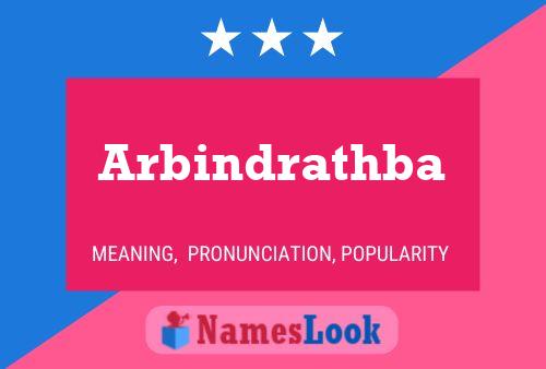 Arbindrathba Name Poster