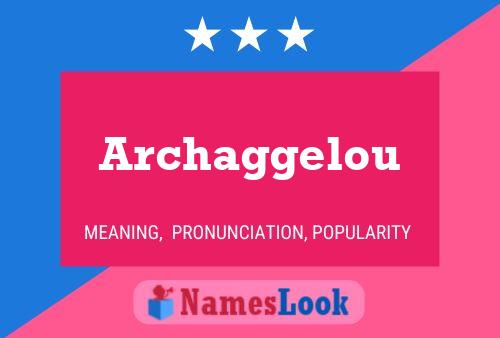 Archaggelou Name Poster