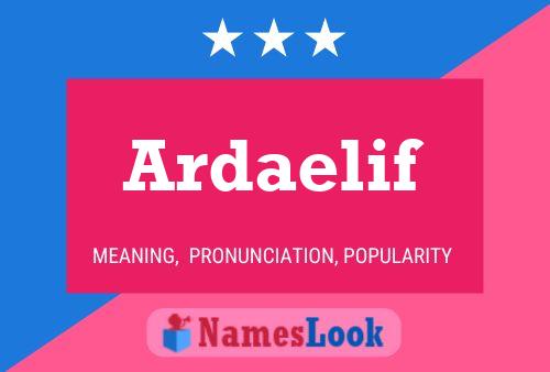 Ardaelif Name Poster