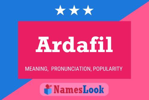 Ardafil Name Poster