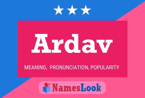 Ardav Name Poster