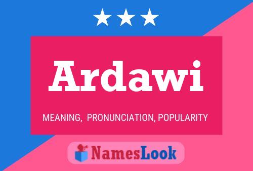 Ardawi Name Poster