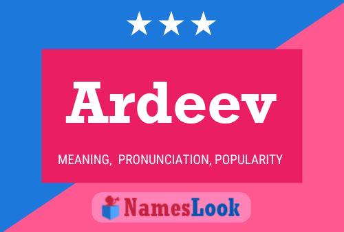 Ardeev Name Poster