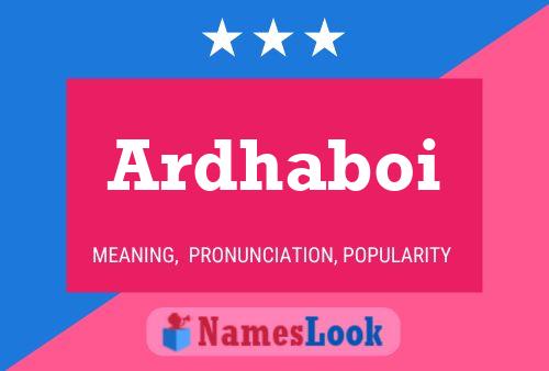 Ardhaboi Name Poster