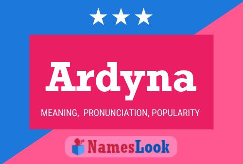 Ardyna Name Poster