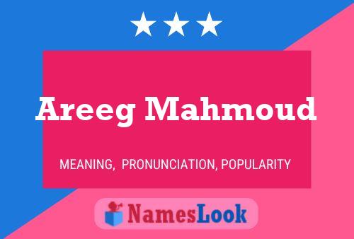 Areeg Mahmoud Name Poster