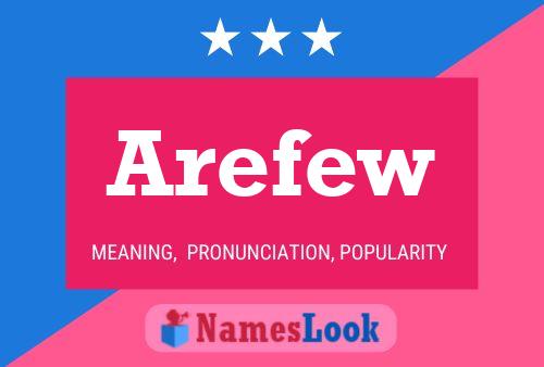 Arefew Name Poster