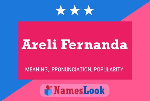 Areli Fernanda Name Poster