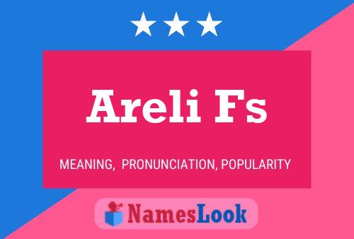 Areli Fs Name Poster