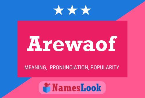 Arewaof Name Poster