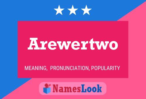 Arewertwo Name Poster