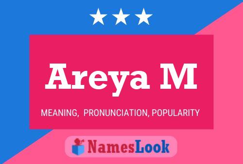 Areya M Name Poster