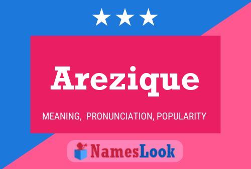 Arezique Name Poster