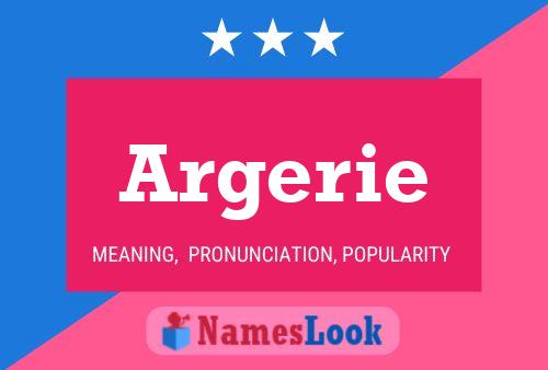 Argerie Name Poster