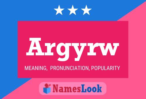 Argyrw Name Poster