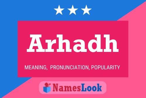 Arhadh Name Poster