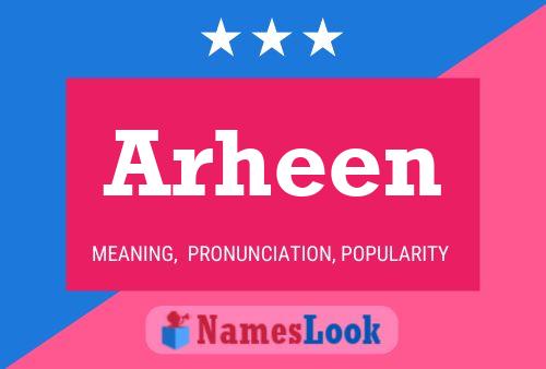 Arheen Name Poster