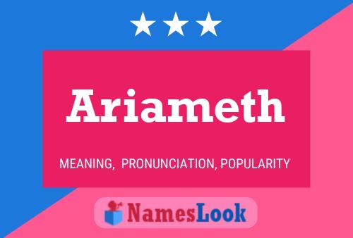 Ariameth Name Poster