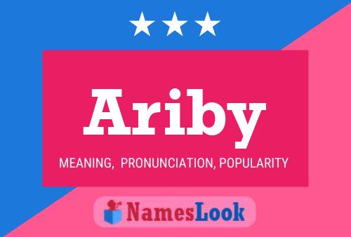 Ariby Name Poster