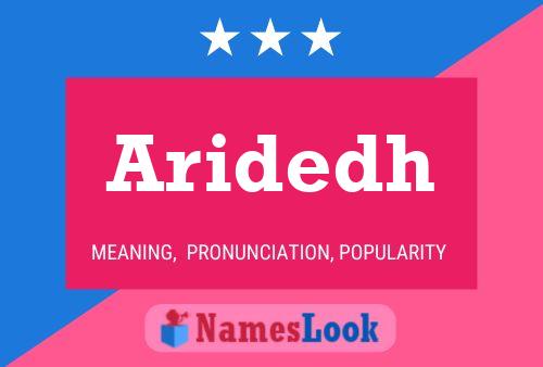 Aridedh Name Poster