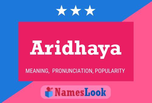 Aridhaya Name Poster