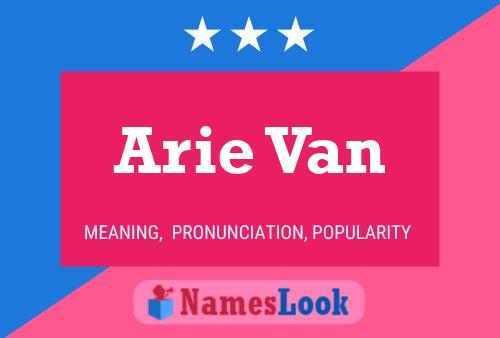 Arie Van Name Poster