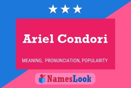 Ariel Condori Name Poster