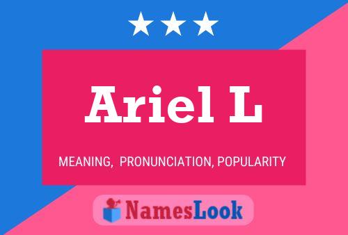 Ariel L Name Poster