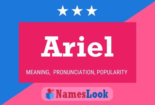 Ariel Name Poster