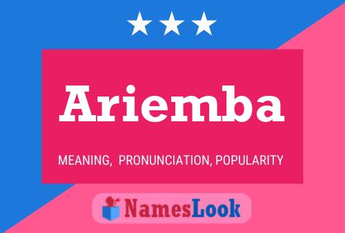 Ariemba Name Poster