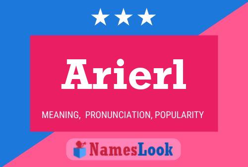 Arierl Name Poster