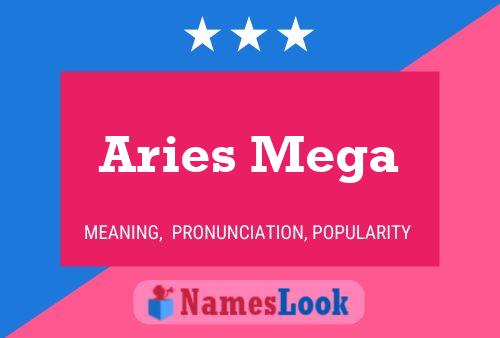 Aries Mega Name Poster