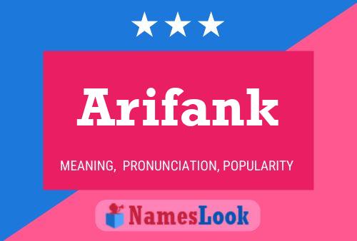 Arifank Name Poster