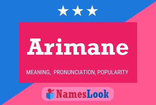 Arimane Name Poster