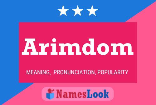 Arimdom Name Poster