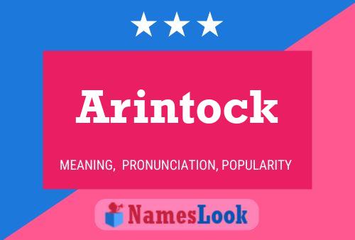 Arintock Name Poster