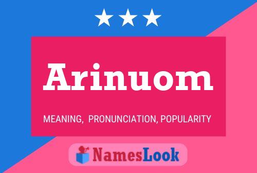 Arinuom Name Poster