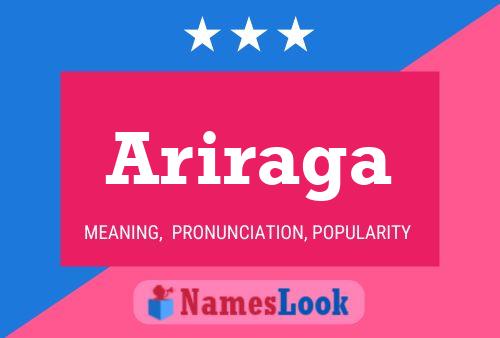 Ariraga Name Poster