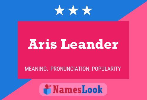 Aris Leander Name Poster