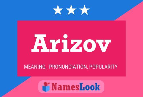 Arizov Name Poster