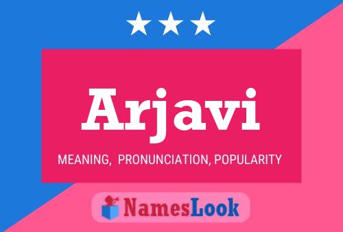 Arjavi Name Poster