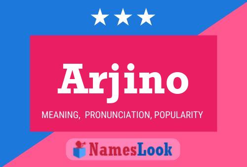 Arjino Name Poster